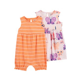 Carter's Kız Bebek 2'li Tulum Set